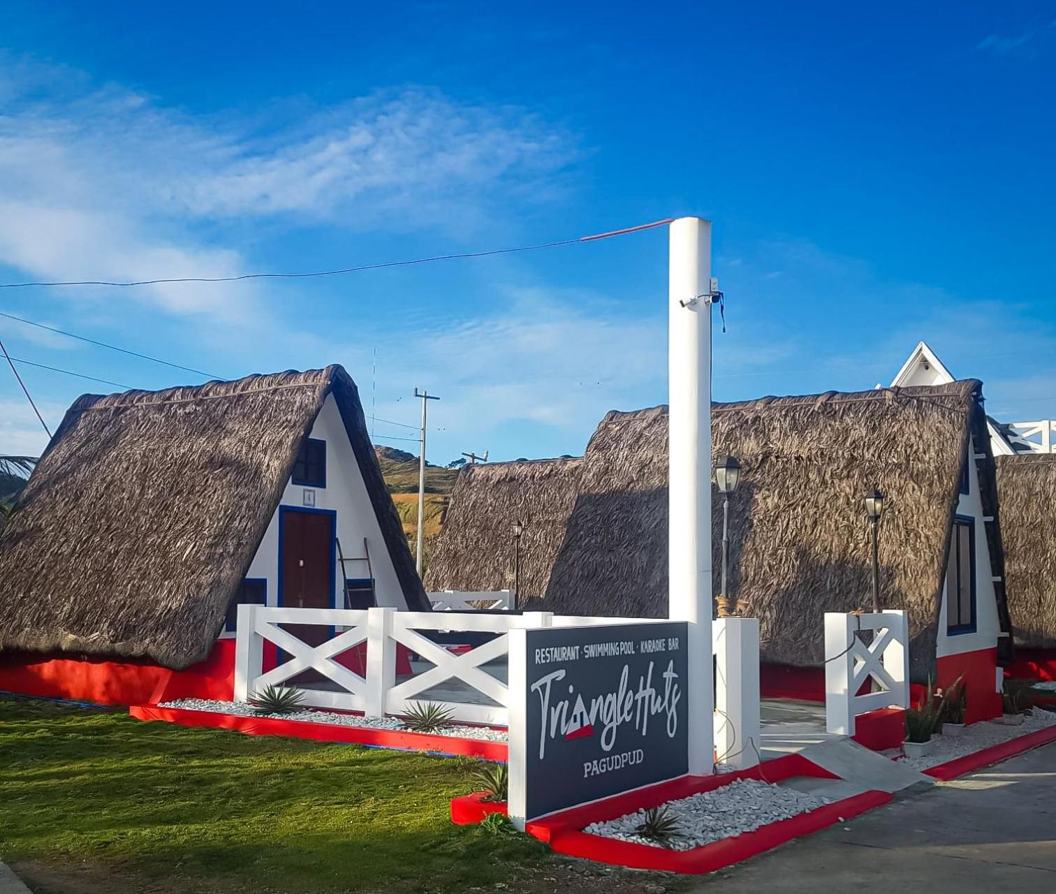 Triangle Huts Hotel Pagudpud Buitenkant foto