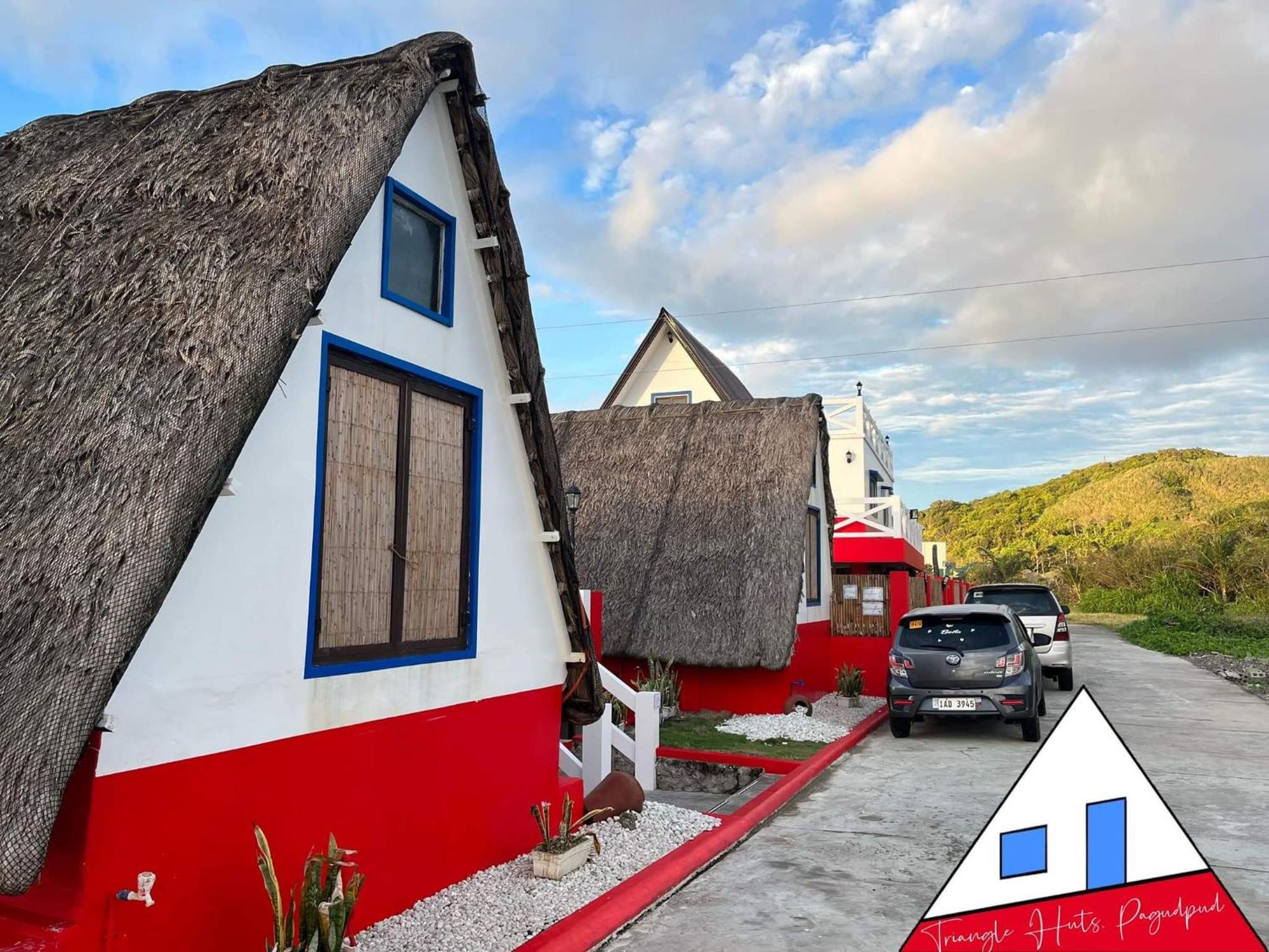 Triangle Huts Hotel Pagudpud Buitenkant foto
